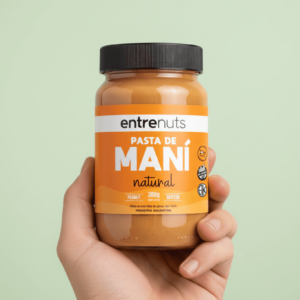 🥜 pasta de maní entrnuts 100% natural 380g