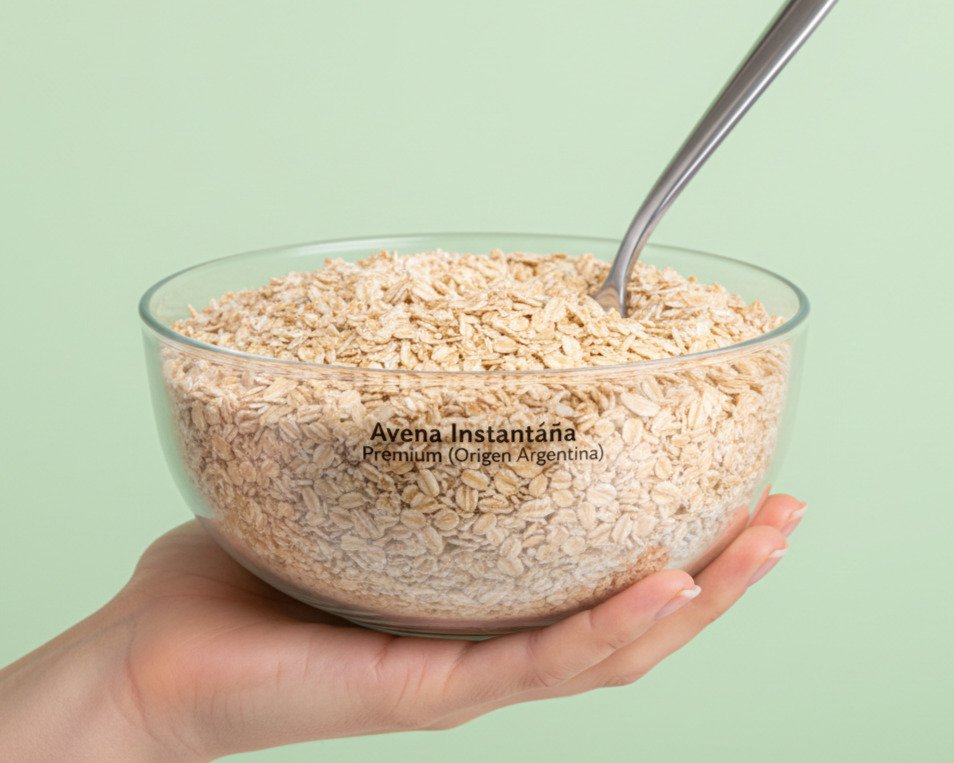 Avena Instantánea Premium Natural: Fibra Prebiótica para una Digestión Ligera y Piel Saludable (250g)